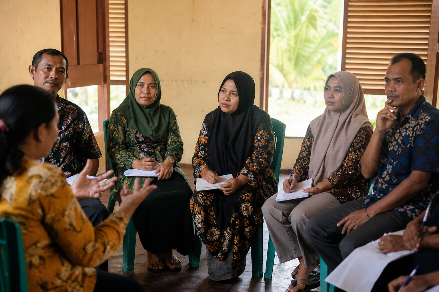 Gambar representatif pendidik dalam pelatihan kolaboratif